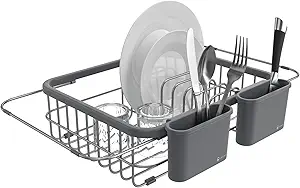 Shanik Expandable Draining Dish Rack