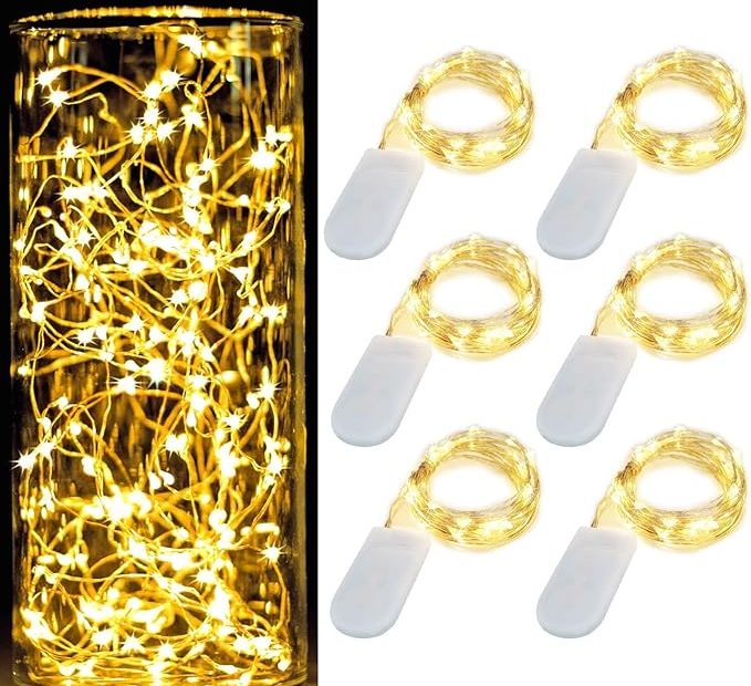 6 Pack 7feet Starry String Lights